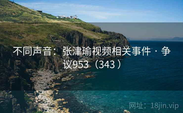 不同声音：张津瑜视频相关事件 · 争议953（343 ）